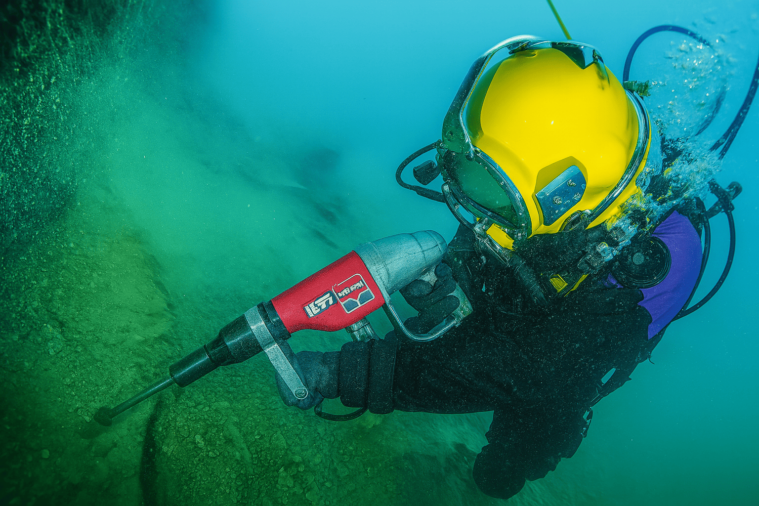 Underwater Pneumatic Tools